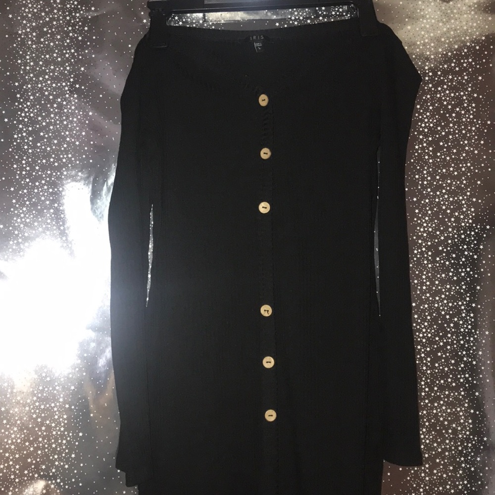 KYLIE JENNER INSPIRED BOTTON DOWN MINI DRESS